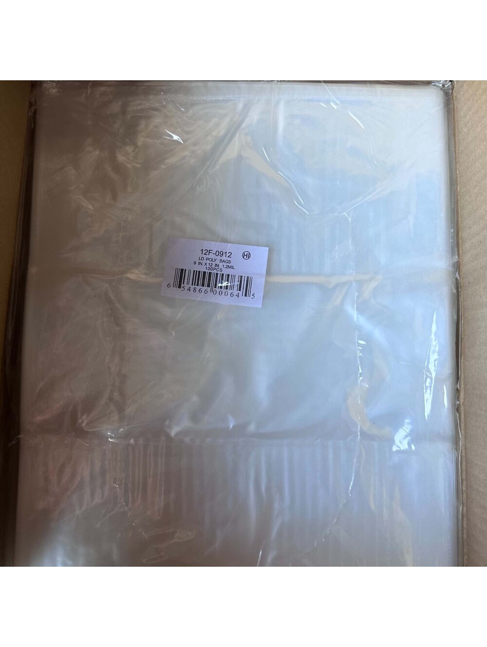 Clear LD Poly Bags 9x12 1.2 Mil 100 Count 12F-0912